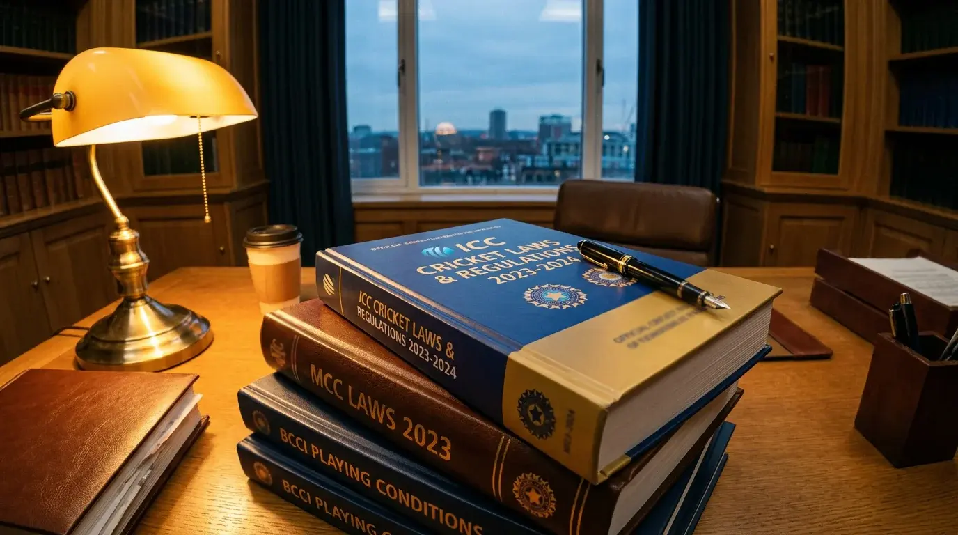 Official ECB cricket rulebook representing gambling code of conduct standards