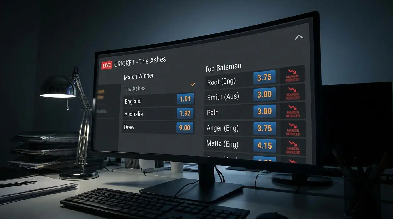 Betting odds display showing tighter margins after the Remote Gaming Duty increase